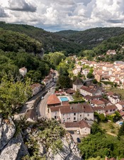 Vue originale de Vers depuis la falaise