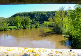 Cénevières - Le Lot vue du pont de Cénevières © Lot Tourisme - C. Sanchez